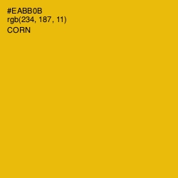 #EABB0B - Corn Color Image