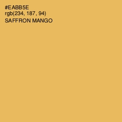 #EABB5E - Saffron Mango Color Image