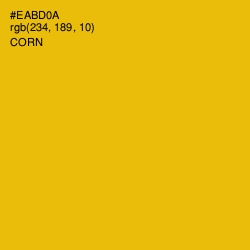 #EABD0A - Corn Color Image