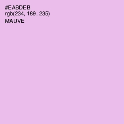 #EABDEB - Mauve Color Image