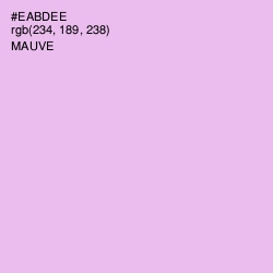 #EABDEE - Mauve Color Image