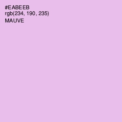 #EABEEB - Mauve Color Image