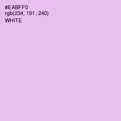 #EABFF0 - Mauve Color Image