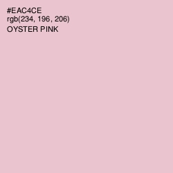 #EAC4CE - Oyster Pink Color Image