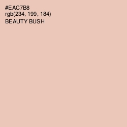 #EAC7B8 - Beauty Bush Color Image