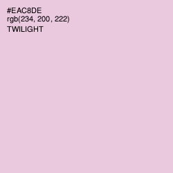 #EAC8DE - Twilight Color Image