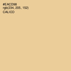 #EACD98 - Calico Color Image