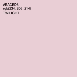 #EACED6 - Twilight Color Image