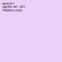 #EACFF7 - French Lilac Color Image