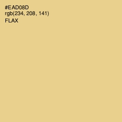 #EAD08D - Flax Color Image