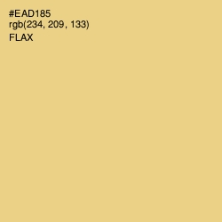 #EAD185 - Flax Color Image