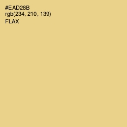 #EAD28B - Flax Color Image