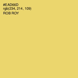 #EAD66D - Rob Roy Color Image