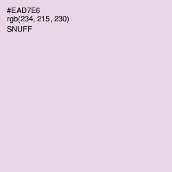 #EAD7E6 - Snuff Color Image