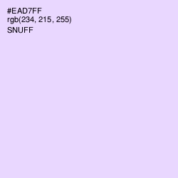 #EAD7FF - Snuff Color Image