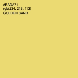 #EADA71 - Golden Sand Color Image