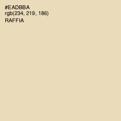 #EADBBA - Raffia Color Image