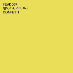 #EADD57 - Confetti Color Image