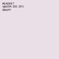 #EADEE7 - Snuff Color Image