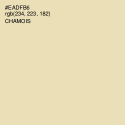 #EADFB6 - Chamois Color Image