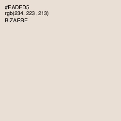 #EADFD5 - Bizarre Color Image