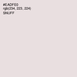 #EADFE0 - Snuff Color Image