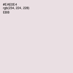 #EAE0E4 - Ebb Color Image