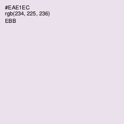 #EAE1EC - Ebb Color Image