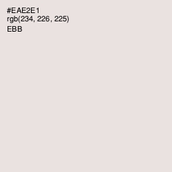 #EAE2E1 - Ebb Color Image