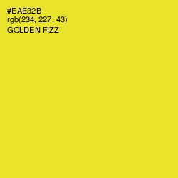 #EAE32B - Golden Fizz Color Image