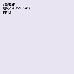 #EAE3F1 - Prim Color Image