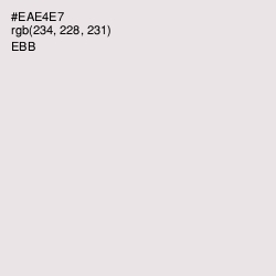 #EAE4E7 - Ebb Color Image