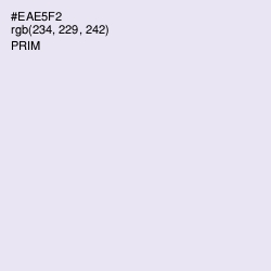 #EAE5F2 - Prim Color Image