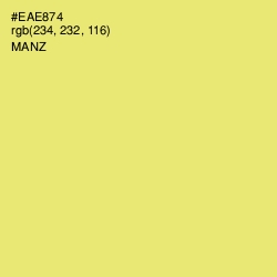 #EAE874 - Manz Color Image