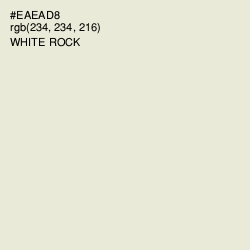 #EAEAD8 - White Rock Color Image