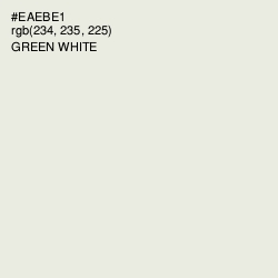 #EAEBE1 - Green White Color Image