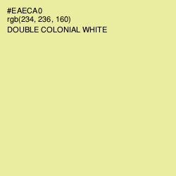 #EAECA0 - Double Colonial White Color Image