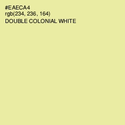 #EAECA4 - Double Colonial White Color Image
