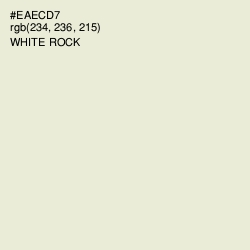 #EAECD7 - White Rock Color Image