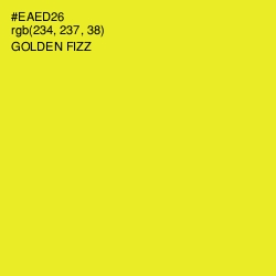 #EAED26 - Golden Fizz Color Image