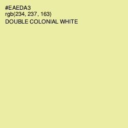#EAEDA3 - Double Colonial White Color Image