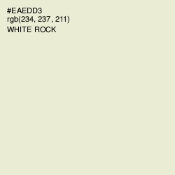#EAEDD3 - White Rock Color Image