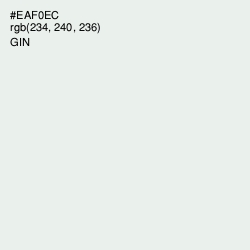 #EAF0EC - Gin Color Image