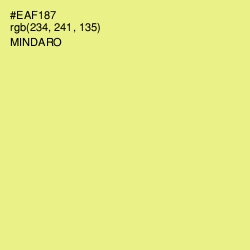 #EAF187 - Mindaro Color Image
