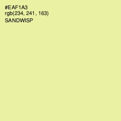 #EAF1A3 - Sandwisp Color Image