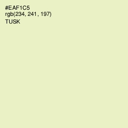 #EAF1C5 - Tusk Color Image