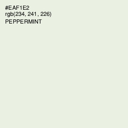 #EAF1E2 - Peppermint Color Image