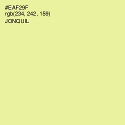 #EAF29F - Jonquil Color Image