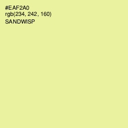 #EAF2A0 - Sandwisp Color Image