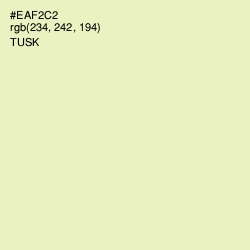 #EAF2C2 - Tusk Color Image